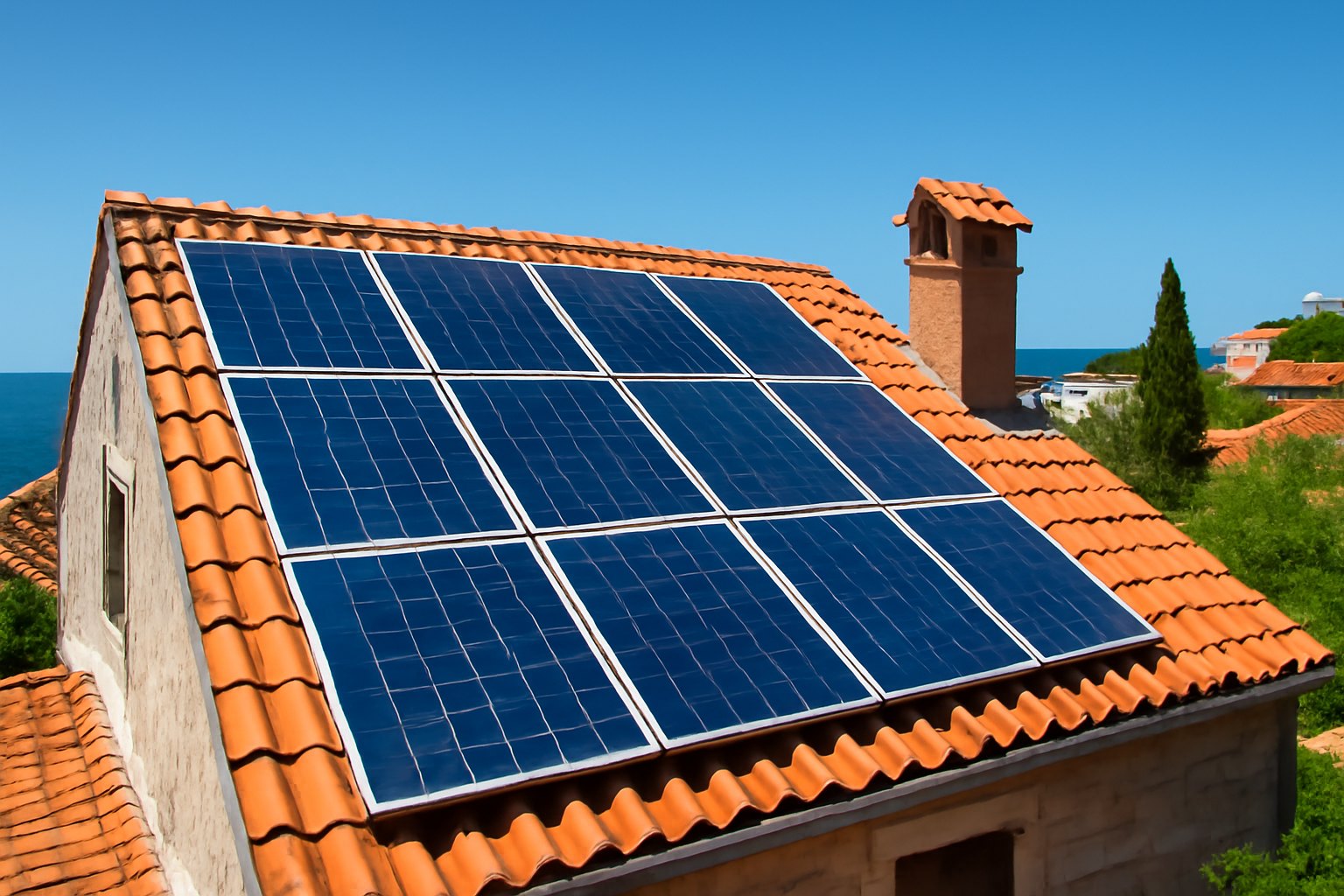 Montaža solarnih panela na krovištu — ELZEB Solarno
